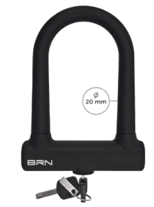 BRN No.1 LUCCHETTO AD ARCO FIXED RIVESTITO IN SILICONE LOCK