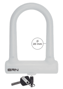 BRN No.1 LUCCHETTO AD ARCO FIXED RIVESTITO IN SILICONE LOCK - Image 6