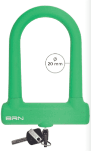 BRN No.1 LUCCHETTO AD ARCO FIXED RIVESTITO IN SILICONE LOCK - Image 2
